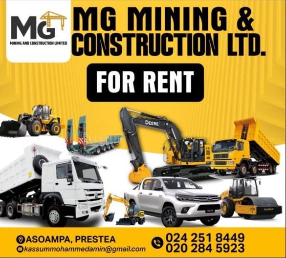 MG Mining and Construction rental equipment showcase